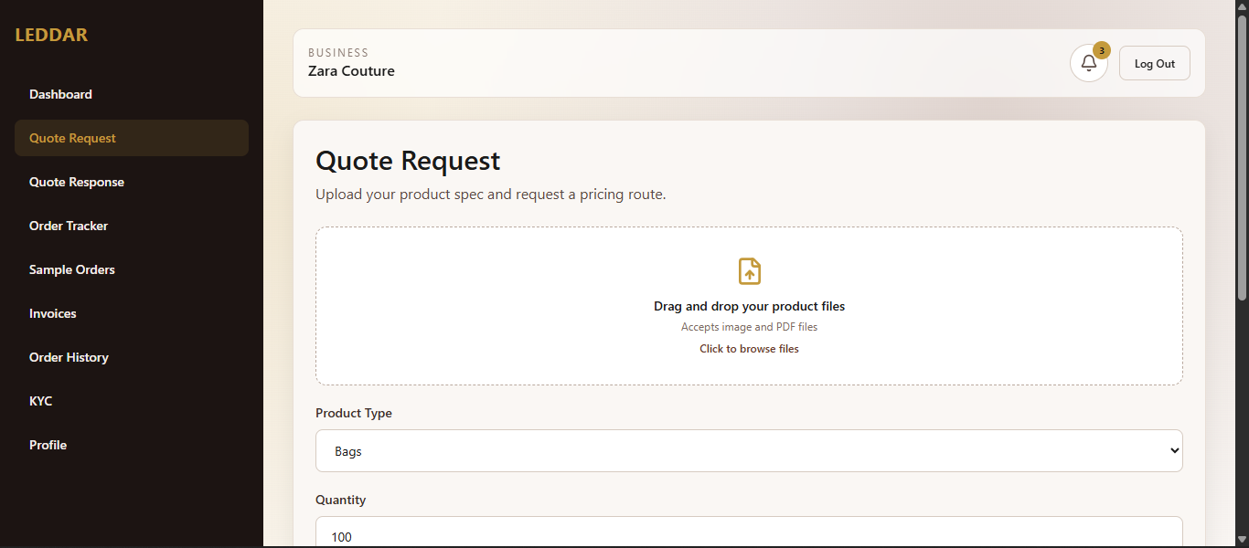 Dashboard preview